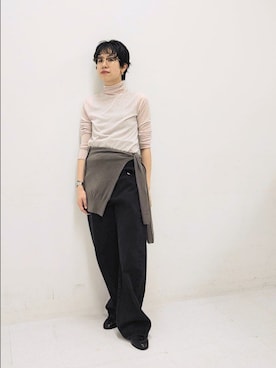 「かぐれ（カグレ）のアイテム」を使った、おふじさん（レディース・161cm）の夏コーディネート