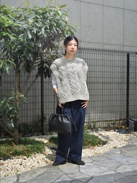 「アイテム（その他雑貨）」を使った、おふじさん（レディース・161cm）の秋コーディネート