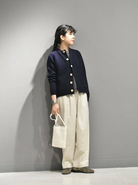 「アイテム（その他雑貨）」を使った、おふじさん（レディース・161cm）の秋コーディネート