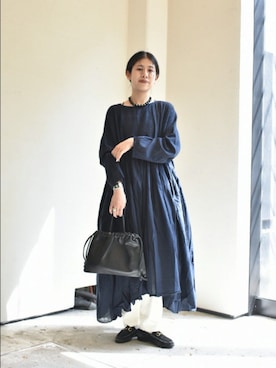 「アイテム（その他雑貨）」を使った、おふじさん（レディース・161cm）の秋コーディネート
