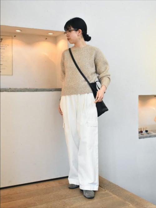 【タグ付新品】かぐれ　ユーティリティーイージーパンツ　ホワイト ユーティリティーイージーパンツ（その他パンツ）｜かぐれ（カグレ）の