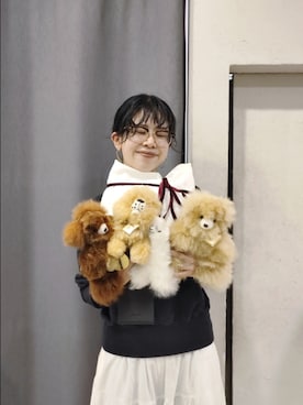 「アイテム（雑貨/ホビー）」を使った、おふじさん（レディース・161cm）の秋コーディネート