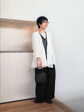 「かぐれ（カグレ）のアイテム」を使った、おふじさん（レディース・161cm）の夏コーディネート