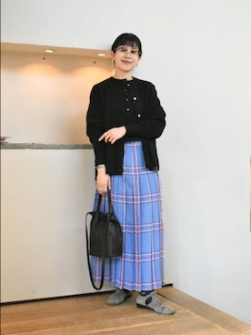 「かぐれ（カグレ）のアイテム」を使った、おふじさん（レディース・161cm）の春コーディネート