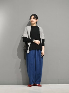 「アイテム（その他雑貨）」を使った、おふじさん（レディース・161cm）の冬コーディネート