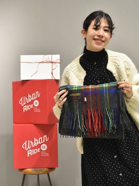 「ur_welcomeありがとうに会いに行く。」｜おふじさん（レディース・161cm）の冬コーディネート