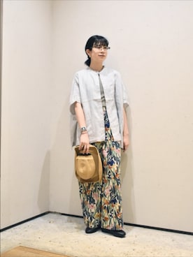 「かぐれ（カグレ）のアイテム」を使った、おふじさん（レディース・161cm）の春コーディネート