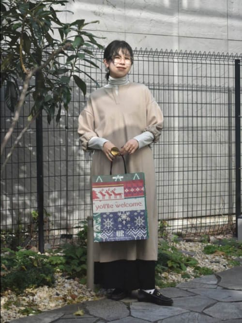 セール】ウールオーバーワンピース（ワンピース）｜かぐれ（カグレ）の