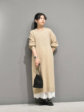 「アイテム（その他雑貨）」を使った、おふじさん（レディース・161cm）の冬コーディネート