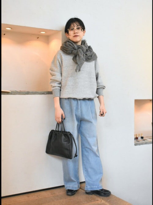 チェックスクエアストール（ストール/ショール）｜かぐれ（カグレ）の