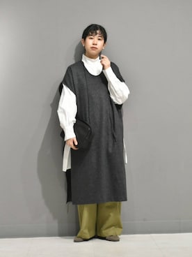 「アイテム（その他雑貨）」を使った、おふじさん（レディース・161cm）の秋コーディネート