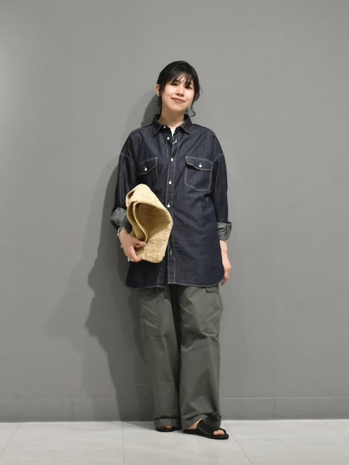 デニムワークシャツ（シャツ/ブラウス）｜かぐれ（カグレ）の