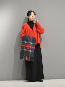 「URBAN RESEARCH DOORS（アーバンリサーチドアーズ）のアイテム（ピアス（両耳用））」を使った、おふじさん（レディース・161cm）の冬コーディネート