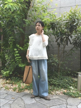 おふじさん（骨格ウェーブ・レディース・161cm）の秋コーディネート