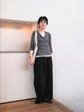 「かぐれ（カグレ）のアイテム」を使った、おふじさん（レディース・161cm）の夏コーディネート