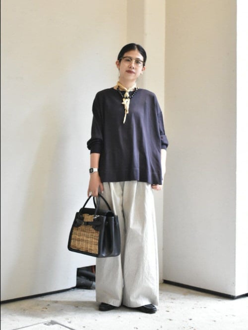 ウールハイゲージクルーネック（ニット/セーター）｜かぐれ（カグレ