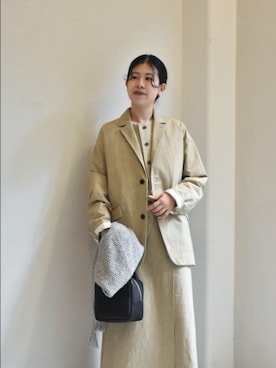 おふじさん（骨格ウェーブ・レディース・161cm）の秋コーディネート