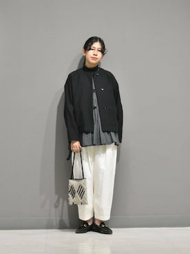 コットンボイルアンガルカシャツを使った人気ファッション