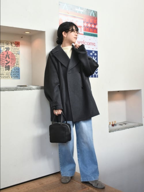 かぐれ フェードデニムイージーパンツ かぐれ（カグレ）の「フェードデニムイージーパンツ（デニムパンツ