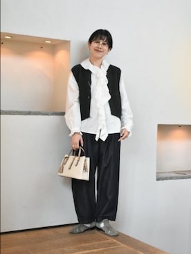 「かぐれ（カグレ）のアイテム」を使った、おふじさん（レディース・161cm）の春コーディネート