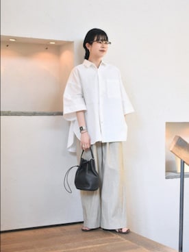 「かぐれ（カグレ）のアイテム」を使った、おふじさん（レディース・161cm）の春コーディネート