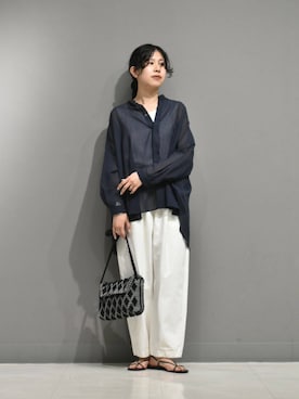 「初夏のお出掛けコーデ」｜おふじさん（レディース・161cm）の夏コーディネート