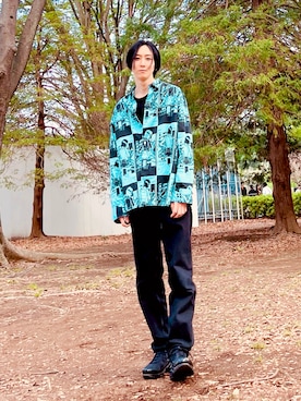 「C.E（シーイー）のアイテム」を使った、 雄さん（メンズ・177cm）の春コーディネート