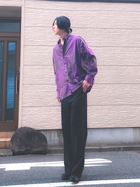 「C.E（シーイー）のアイテム」を使った、 雄さん（メンズ・177cm）の春コーディネート