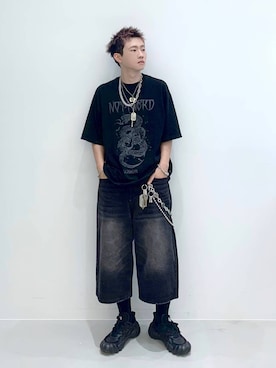 「アイテム（レッグウェア）」を使った、みんみんさん（メンズ・173cm・20代）の夏コーディネート
