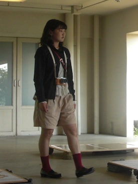 「GAP（ギャップ）のアイテム（パンツ）」を使った、(saki)さん（レディース・161cm）の春コーディネート