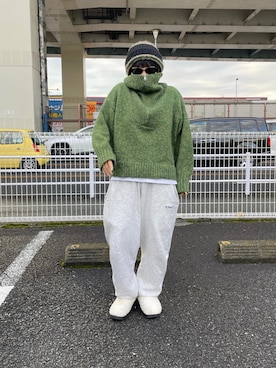 「アイテム（サンダル）」を使った、wpn001さん（レディース・148cm）の冬コーディネート