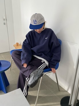 「BROKEN BASE（ブロークンベース）のアイテム」を使った、wpn001さん（レディース・148cm）の冬コーディネート