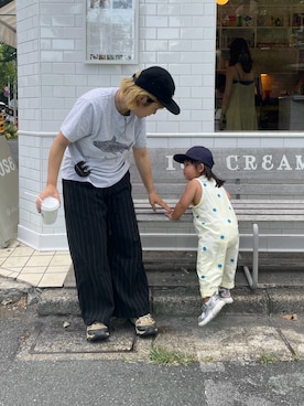 「MERRELL（メレル）のアイテム」を使った、wpn001さん（レディース・148cm）の夏コーディネート