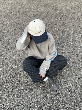 「thisisneverthat（ディスイズネバーザット）のアイテム（キャップ）」を使った、wpn001さん（レディース・148cm）の秋コーディネート