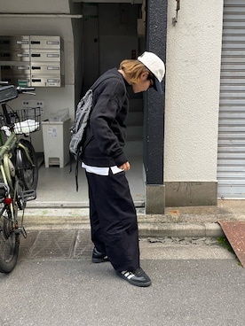 「thisisneverthat（ディスイズネバーザット）のアイテム（キャップ）」を使った、wpn001さん（レディース・148cm）の秋コーディネート