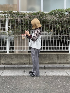 「BROKEN BASE（ブロークンベース）のアイテム」を使った、wpn001さん（レディース・148cm）の春コーディネート