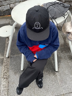 「アイテム（キャップ）」を使った、wpn001さん（レディース・148cm）の冬コーディネート