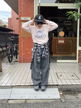 「CIAOPANIC TYPY（チャオパニックティピー）のアイテム（シャツ/ブラウス）」を使った、wpn001さん（レディース・148cm）の秋コーディネート