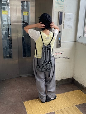 「アイテム（スラックス）」を使った、wpn001さん（レディース・148cm）の秋コーディネート