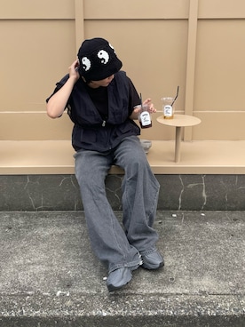 「アイテム（ベスト）」を使った、wpn001さん（レディース・148cm）の秋コーディネート