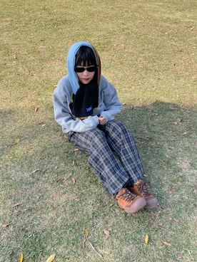 「アイテム（スウェット）」を使った、wpn001さん（レディース・148cm）の秋コーディネート
