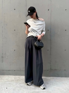 「モノトーンスタイル」｜も（ﾓｯﾁｬﾝ）さん（レディース・168cm）の秋コーディネート