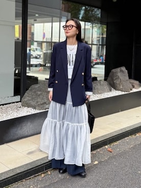 も（ﾓｯﾁｬﾝ）さん（レディース・168cm）の冬コーディネート