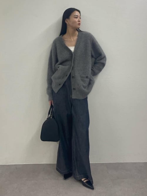 セール】ハイウエストデニムパンツ（デニムパンツ）｜LOUNGEDRESS