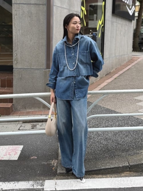 Loungedress（ラウンジドレス） ブラウス シャツ 「JAPAN MADE」デニム