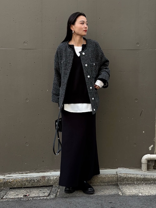 セール】【20周年限定】ツイードジャケット（ノーカラージャケット