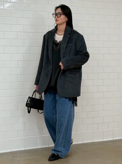 セール】シャギージャケットコート（その他アウター）｜LOUNGEDRESS