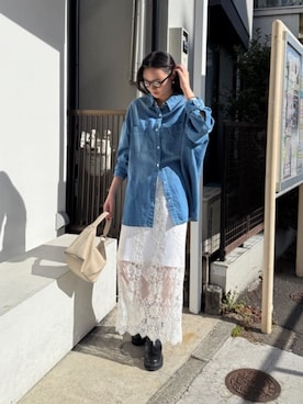 も（ﾓｯﾁｬﾝ）さん（レディース・168cm）の春コーディネート