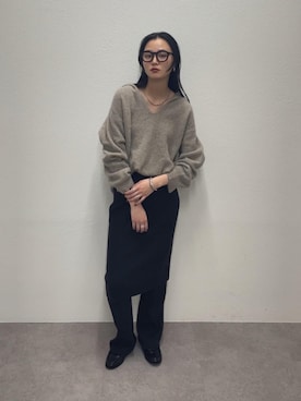 も(モッチャン)さん(レディース・168cm)の冬コーディネート