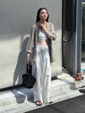 も（ﾓｯﾁｬﾝ）さん（レディース・168cm）の春コーディネート